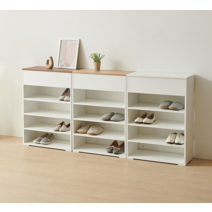 오픈형 신발장 신발수납장 이케아 한샘 햄네스 트로네스 틈새 현관 붙박이 수납, 화이트