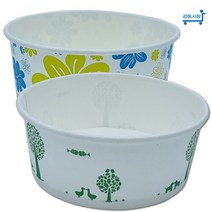 380cc 520cc 750cc 종이용기 100개 일회용 종이 밥그릇 국그릇, 종이용기컵 520cc 100개(50x2줄)