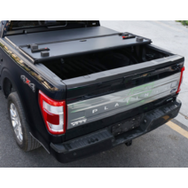 트렁크 접이식 도어 덮개 슬라이딩 바람막이 분실방지 뚜껑 트럭 적재함 suv 커버 방수, C RAM 3중 덮개(안장 가방 제외)