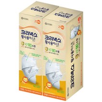 1+1 크리넥스 KF80 황사용 마스크 플러스 흰색 소형 40매입 개별포장