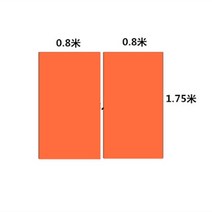 전기난방기 마루 베란다 온돌 시공 전열 무소음 견고한 창고 가정용 사무실, 오렌지PTC1.6x1.75m 듀얼 온도조절기