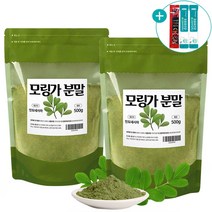 모링가 분말 인도네시아산 잎 모링가가루 파우더 대용량 500g 할인가 + 사은품 증정, 2개
