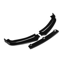 프론트립 자동차 튜닝 광택 블랙 abs 자동차 앞 범퍼 스플리터 립 스포일러 디퓨저 가드 커버 바디 키트 bmw 3 시리즈 f30 2013 2019 102, 유광 블랙