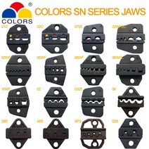 유압 플라이어 터미널 집게 압착기 Crimping Dies SN 시리즈 크림 퍼 펜치 Jaws DuPont254/XH254/28/48/63/VH396/5557 플러그/튜브/절연 단, 02WF2C