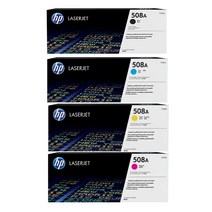 HP Color Laserjet Enterprise M553DN 정품토너 4색1세트 CF360A/CF361A/CF362A/CF363A 검정6 000매/칼라5 000매 NO.508A, 1개, 검정+컬러