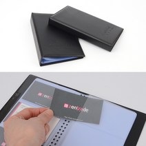 노트형 명함철 명함집 명함첩 명함북 2개 명함진열대 명암꽂이, 156매