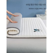라텍스 토퍼 매트리스 접이식 단단한 수면 바닥 침대, B