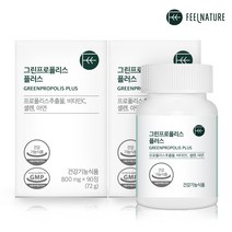 필네이처 4중 기능성 NCS 브라질 그린 프로폴리스 플러스 900mg x60정, 2박스