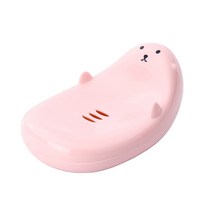 제이라이프 수달 비누 받침대, 핑크, 2개