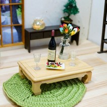 미니미소 [미니어처 가구] 밝은 가정용 테이블 탁자