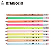 KITABOSHI 기타보쉬 우드노트 목재샤프 W-300R woodnote, 파스텔오렌지