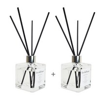 대용량디퓨저 네추럴 이앤디퓨저26종 향기 프리미엄향 200ml+200ml 식물성베이스 스틱16개 쏟아짐방지마개 실내용 디퓨저 방향제 패키지1+1, 라임민트