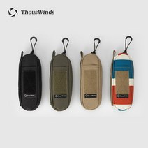 ThousWinds 캠핑 나이프 파우치 케이스 보관함 택티컬, 블랙