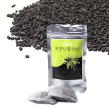 코코넛 활성탄 티백2포-열대어 수족관 수질정화/헬로아쿠아