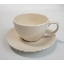 시라쿠스 크림화이트 라떼잔 카페 커피잔 300ml