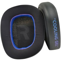 이어패드 헤드셋 misodiko 업그레이드 쿠션 교체 logitech g633 g933 g930 g430 g230 g231 g331 g431 g432 g433 게임, 냉각 젤