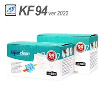 3Q 슈퍼클린 KF94 50매 덴탈형 개별포장 소형 마스크, 50매입, 1개, 흰색