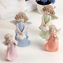 러블리 파스텔 꽃다발 해피 소녀 천사 2pset 4종 대용량디퓨저, (그린바구니 오렌지다발)