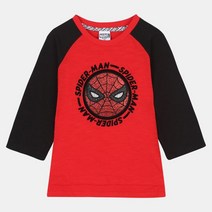 코코리따 22년 신상품 날아라~스파이더맨 캡틴아메리카~ 7부소매 트윙클 마블 티셔츠 CELA223M1 ##