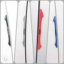 [가오] 올뉴 렉스턴 G4 스포츠 칸 도어가드 문콕 자동차 외관 손상 방지 레터링 에폭시 몰딩, 레드카본(4P)