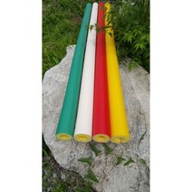 1m 원형 안전폼 가구 기둥 벽 실내놀이터 모서리 보호대 주차장 h빔 보호가드 파이프 보온재, 소형(빨강)