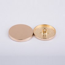 금장 단추 부자재 셀프 평면 골드 메탈 버튼 직경 11mm-30mm 의류 액세서리 셔츠 코트 DIY 10 개, 02 liang jin_05 20mm