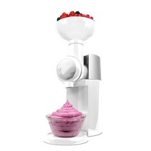 아이스크림 기계 220V 고품질 자동 과일 디저트 기계 전기 아이스크림 밀크 쉐이크 메이커, 01 red