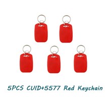 5pcs Rfid 듀얼 칩 스마트 폰 스티커 키 125khz 재기록 복사 배지 T5577 Uid 복사기 복제 토큰 13.56mhz 변경 태그, [03] As The Picture Shows