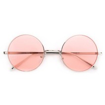 둥근 얇은 은테 동글이 컬러 틴트 선글라스