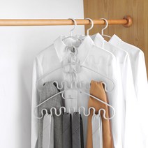 [천삼백케이] [굿즈트리] 더홈 연결고리 물결 옷걸이 5p세트(그레이), 상세페이지 참조, 단품