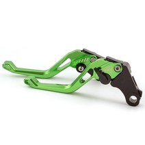 2021 오토바이 조정 가능한 브레이크 클러치 레버 로얄 Enfield 350cc 유성 CNC 알루미늄 168MM 핸들 액세, 08 3D 168mm Green