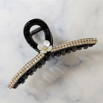 SUNNYDAY 꽃 플라워 골드 줄란 큐빅 꼬임 헤어집게핀 반머리 올림머리 성인 여성 고급 백화점 머리핀 헤어핀 삔 QQ7