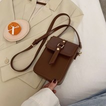 홍콩 스타일 작은 가방 여성 새로운 복고풍 틈새 원 숄더 휴대 전화 가방 어 버전