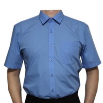 시원한 남성용 빅사이즈130(4xl) 땀흡수좋은 면 여름 일자핏 반팔셔츠