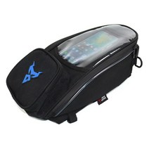 바이크가방 오토바이용 연료 백 핸드폰 내비게이션 탱크 백 마그네틱 안장 가방, 04 Blue Label