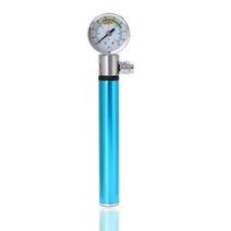 자전거휴대용펌프 사이클로빙 미니 자전거 펌프 압력 게이지 210 PSI 휴대용 사이클링 프레스타 및 슈레이, 02 C195 Blue