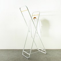 시나몬샵 화이트메탈 듀얼 폴더 행거, 단품