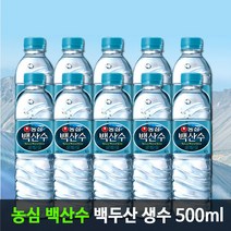 농심 백두산 생수 백산수 2L X 12개 패트병 미네랄 워터, 330ml, 20개