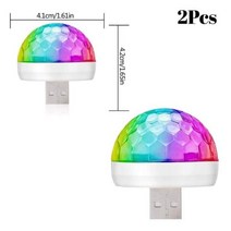 테슬라 호환 용품 꾸미기 2022 자동차 USBC 미니 앰비언트 라이트 RGB LED 인테리어 야간 조명 다채로운 분위기 돔 트렁크 램프 모델, 2pcs