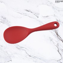 밥주걱실리콘 제조업자 가정용 국자 주방 삽 전기밥솥 다치지 않다 내피 성 지지 맟춤제작 2619958276, 다홍색