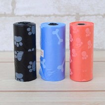 산책용품 강아지휴지통 강아지필수품 강아지똥 봉지 리필 3개 배변봉투용품 배변봉투