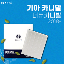 기아 더뉴카니발 에어컨필터/히터필터 헤파 클라떼 캐빈필터 [초미세먼지 99.97% 제거/냄새 제거/유해균 차단], Version2. 세균 제거