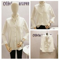 이랜드 [올리비아로렌]깔끔한 화이트 기본 남방 셔츠vocnlwf8211