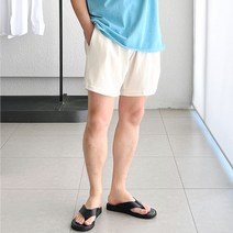 코튼 남자 4부 추리닝 밴딩 와이드핏 트레이닝 반바지 숏팬츠 (10color)