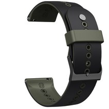 순토 코어 올블랙 스파르탄 트래버스 스트랩 밴드Suunto 9 7 용 손목 스트랩 교체 2 색 소프트 실리콘 스포