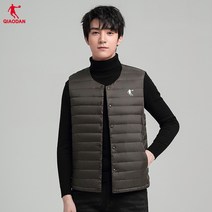조끼패딩 조던 다운 조끼 남성용 가볍고 얇은 겨울 신작 남성 다운 재킷 조끼 캐주얼 따뜻한 조끼 슬림