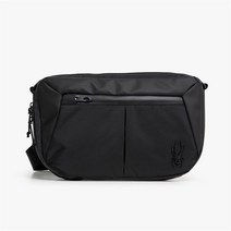 [스파이더 공식 아울렛] 로고 다임 힙색 SPFPBNBG301UBLK, 블랙
