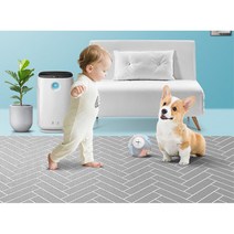 반려견 충격완화 관절건강 바닥 쿠션매트 5M 유아놀이매트 깔개, 헤링본화이트 논슬립매트 화이트 5M