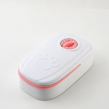 강아지 자동급식기 고양이밥그릇 타이밍 자동급식기, A #, 핑크