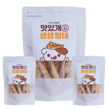 펫리셔스 강아지간식 동결건조 수제황태 생생 저염황태, 저염쫄깃황태3P, 1개